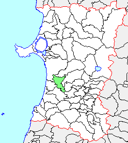 雄和町、県内位置図