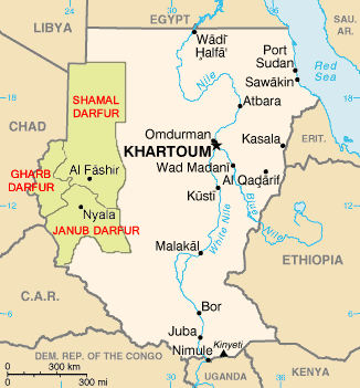 Darfur map