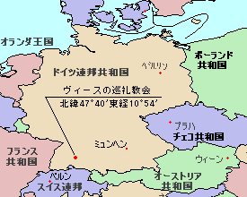 ヴィースの巡礼教会の位置