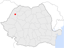 Location of Aleşd