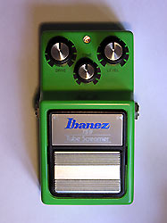 Photo en couleur de la pédale d'overdrive Ibanez TS-9