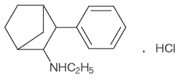 Estructura química de la fencamfamina