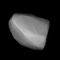 Description de l'image 002985-asteroid shape model (2985) Shakespeare.png.