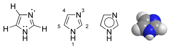 Chemical structure of imidazole