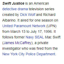 Swift Justice