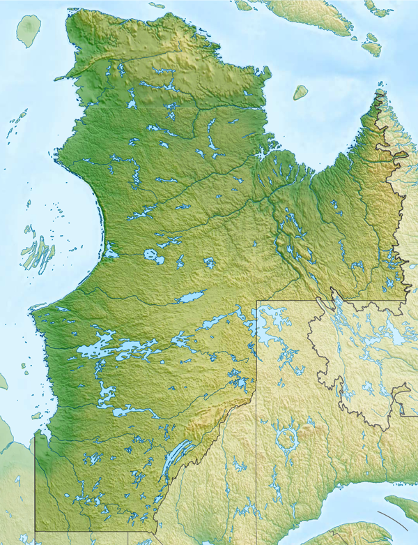 Carte du Nord-du-Québec