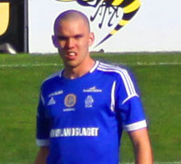 Danielson in 2012 als speler van GIF Sundsvall