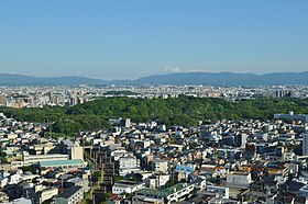 堺市役所から望む大仙陵古墳