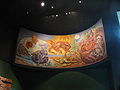 Mural in the Mayan section