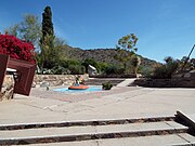 One of the gardens in Taliesin West.