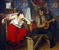 O Fado (1910) Oli sobre tela. (150×183) Museu de la ciutat de Lisboa.