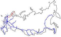 R21 im Fernstraßennetz Russlands