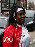 Die bereits 41-jährige Tessa Sanderson, 1984 Olympiasiegerin und 1978 Vizeeuropameisterin, schaffte es mit 57,84 m nicht ins Finale