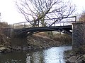 Cast iron bridge at Trecynon, Aberdare, in Rhondda Cynon Taff