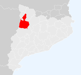 Pallars Jussà – Localizzazione