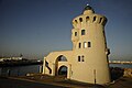 Lighthouse at the entrance of Puerto Sherry