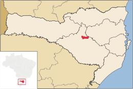 São Cristóvão do Sul – Mappa