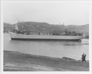 USS LST-662 afloat just after launching