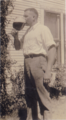 Robert E. Howard drinking beer (version 2)