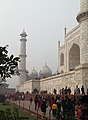 Indien: de:Taj Mahal in de:Agra im Bundesstaat de:Uttar Pradesh