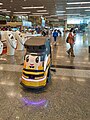 * Nomination Cleaning robot at Singapore Airport --MB-one 06:47, 4 September 2024 (UTC) * Promotion Underexposed --Poco a poco 08:26, 4 September 2024 (UTC)  Done Thanks for the review --MB-one 21:01, 6 September 2024 (UTC) A bit more, please --Poco a poco 08:43, 8 September 2024 (UTC) Good now? --MB-one 12:07, 8 September 2024 (UTC)  Support The right crop could be also better, but ok --Poco a poco 16:37, 9 September 2024 (UTC)