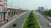 A view of Delhi Faridabad Skyway