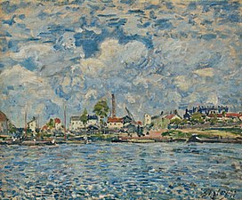 Alfred Sisley, La Seine au point du jour, 1877.