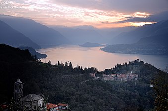 Tramonto da Bologna