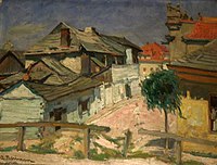 View of a Small Town, Abraham Neumann, ca. 1910