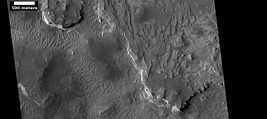 Layers in Arabia, as seen by HiRISE under HiWish program