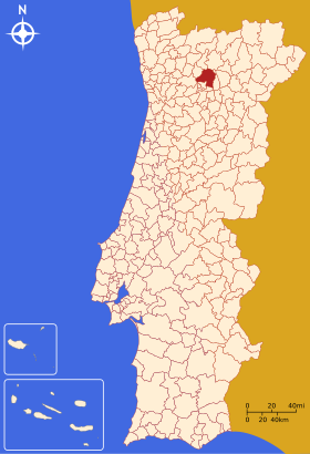 Localização de Vila Real