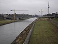 new construction of Mannheim Friedrich-Ebert-Brücke (Friedrich Ebert Bridge)