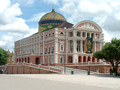 Amazonteateret i Manaus i Brasil