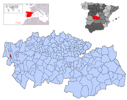 Herreruela de Oropesa – Mappa