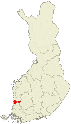 Lage von Pori in Finnland