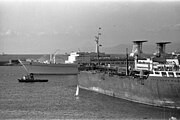 Die Raffaello 1970 im Hafen von Genua