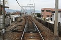 駅構内を四日市方より見る