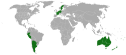 Distribución aproximada do Gymnopilus junonius