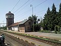 Railway station in Kúty, Slovakia