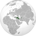 Kurdish inhabited areas, with countries boundaries