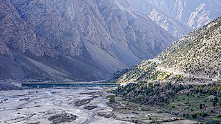 Darcha Bridge -- downstream side from left bank, Lahaul, Himachal Pradesh