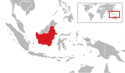 Kinamumugtakan kan Kalimantan (Indonesya) sa Isla nin Borneo