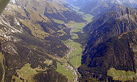 Oberes Lechtal bei Steeg, Hägerau, Holzgau