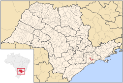 Location of Santo André