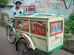 Lastenfahrrad in Indonesien