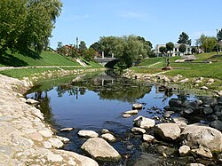 Kupa is a river flowing through Kupiškis