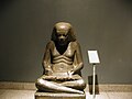 Estatua de Amenhotep (hijo de Hapu), como escriba, encontrada en Karnak