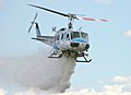 Kern Co. California Fire Dept. 205 water drop during training exercise