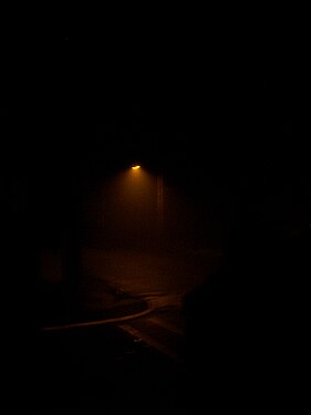 It was a dark and foggy night . . .