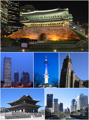 Dari ateh, kida ka suok: Namdaemun, Yeouido-dong, Manaro Seoul N, Katedral Myeongdong, Istano Gyeongbok, Kali Cheonggye